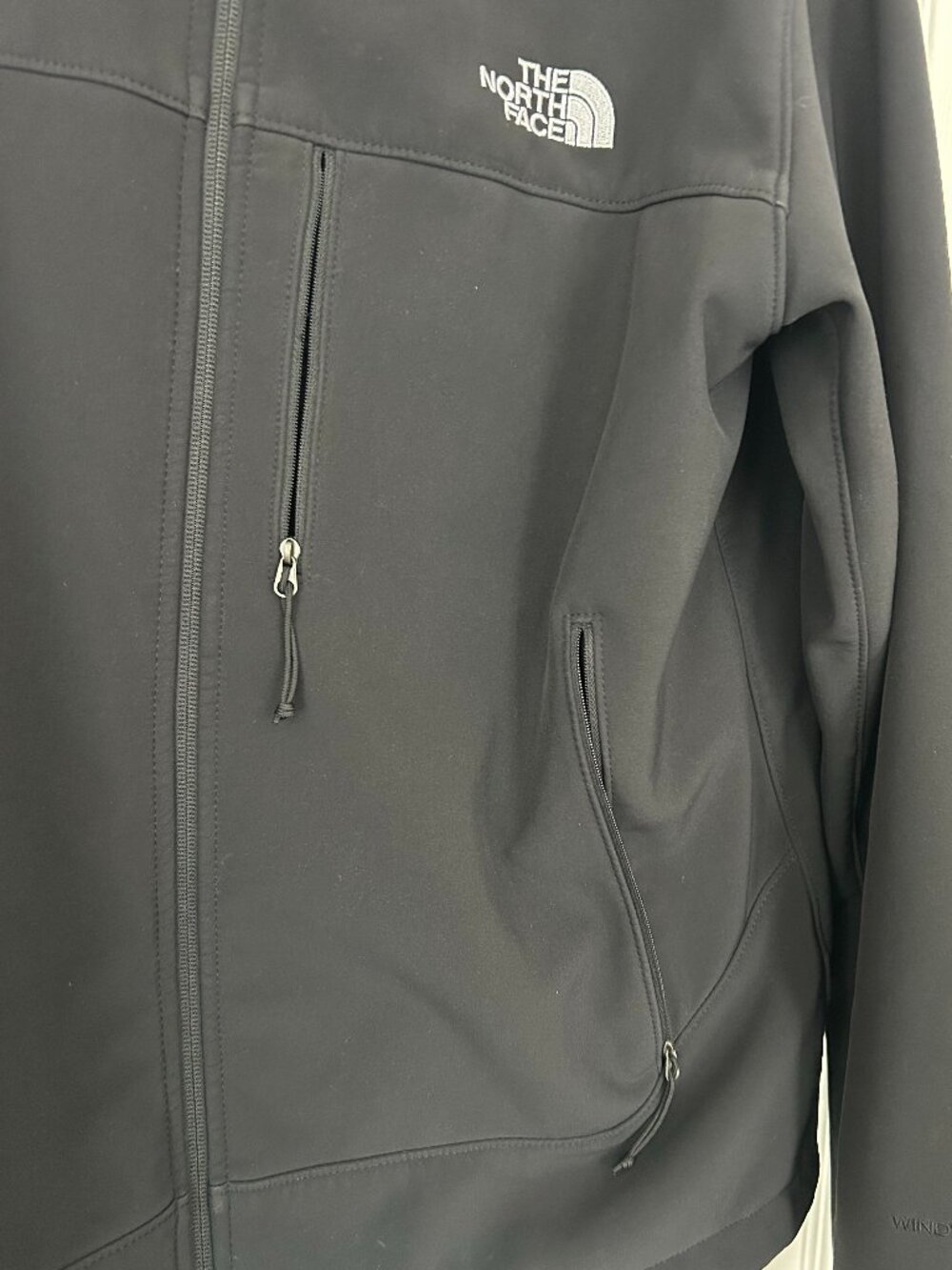 The North Face Apex Bionic 2 Jacket Mens Large Black WindWall Soft Shell - Picture 3 of 8